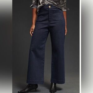 Pilcro The Skipper Sparkle Wide-Leg Jeans